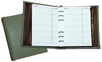 Jade Alligator Address Book (6-Ring) Inside