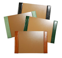 Medium Reptile Grain Leather Desk Pads
